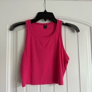 Cropped Thick Strapped Tank